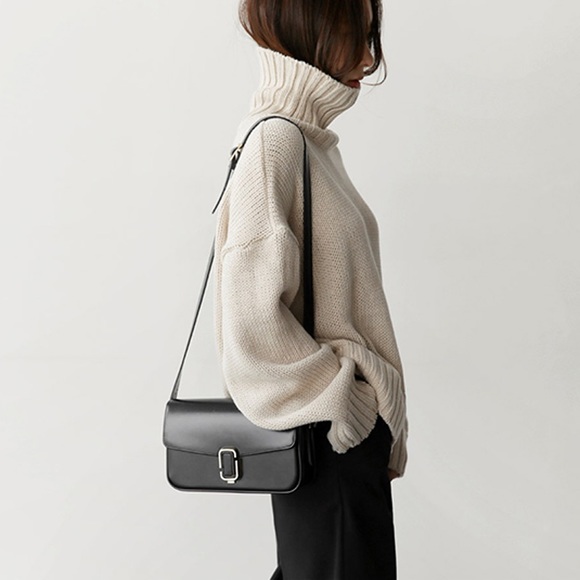 New black shoulder bag handbag kinfolk minimal - Picture 2 of 6